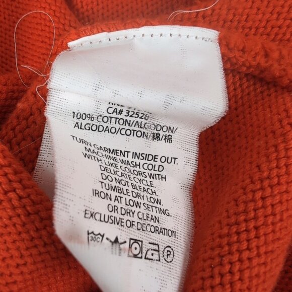 Armani Exchange Men's Red Pullover Sweater Knit Zipper Detail, Small - Picture 7 of 9